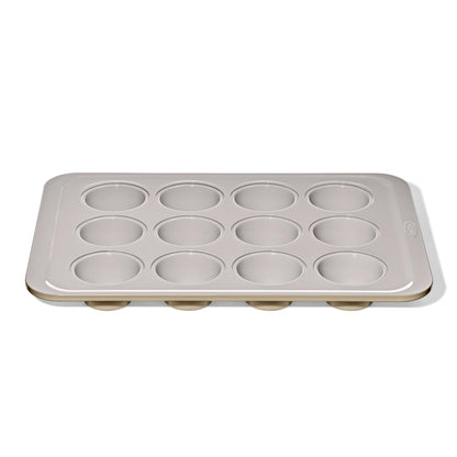 OXO Good Grips Non-Stick Pro Ceramic Coated Metal Bakeware Cake Pan — 9 in Round — Basil, Round Baking Pan for Layered Cakes