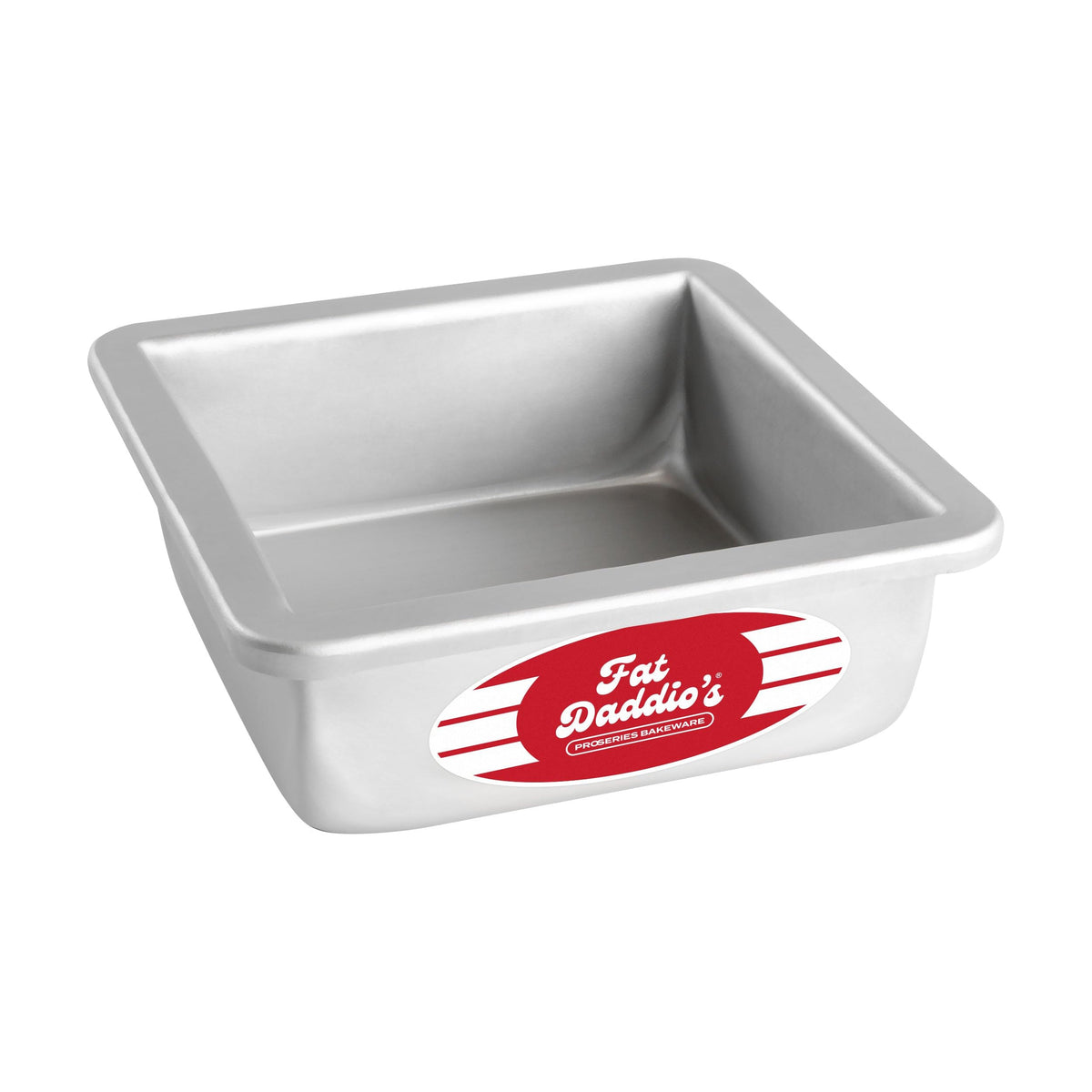 Fat Daddio's Anodized Aluminum Square Cake Pan, 3" High - 8 Inch x 8 Inch x 3 Inch