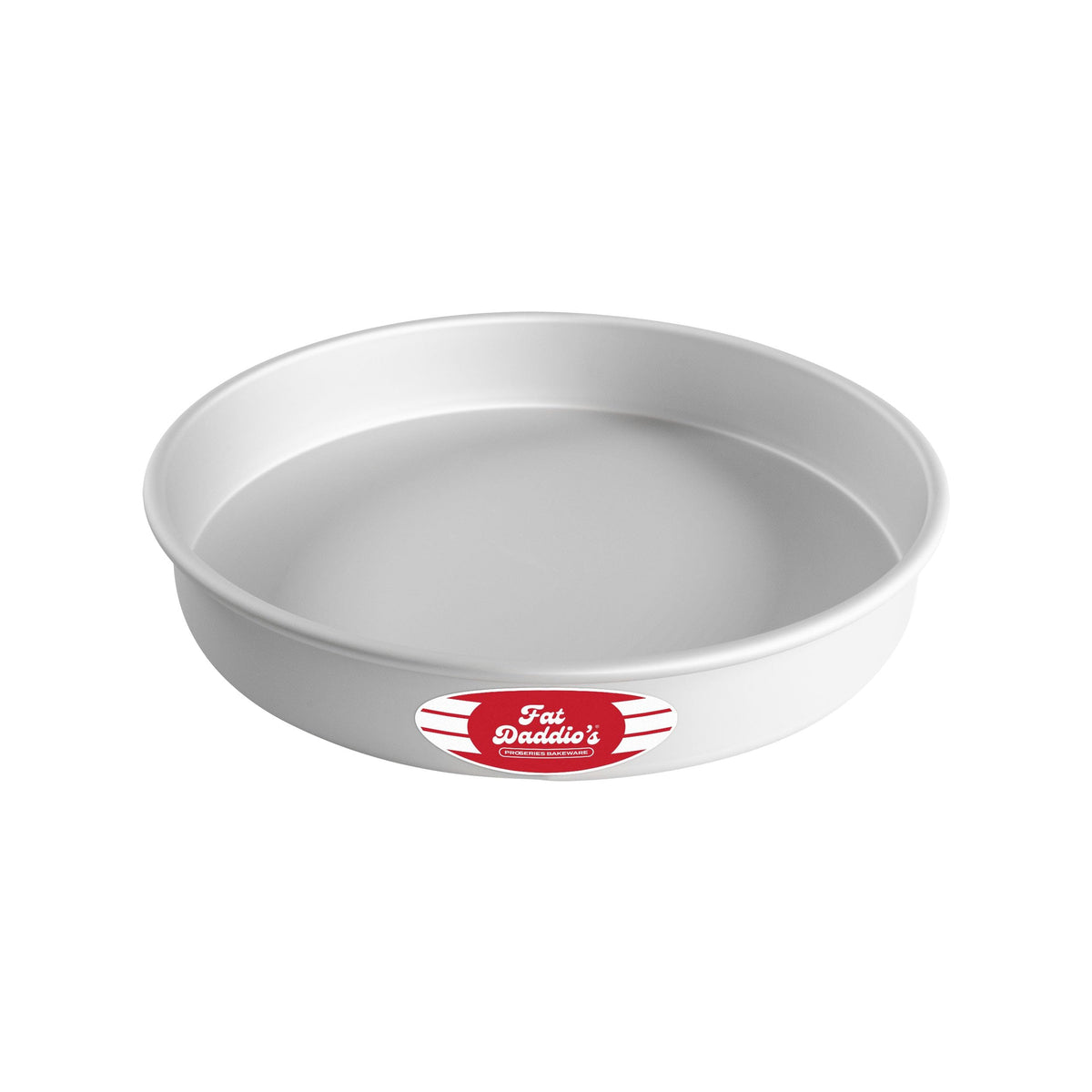 Fat Daddio's Anodized Aluminum Round Cake Pans, 2 Piece Set, 9 x 2 Inch
