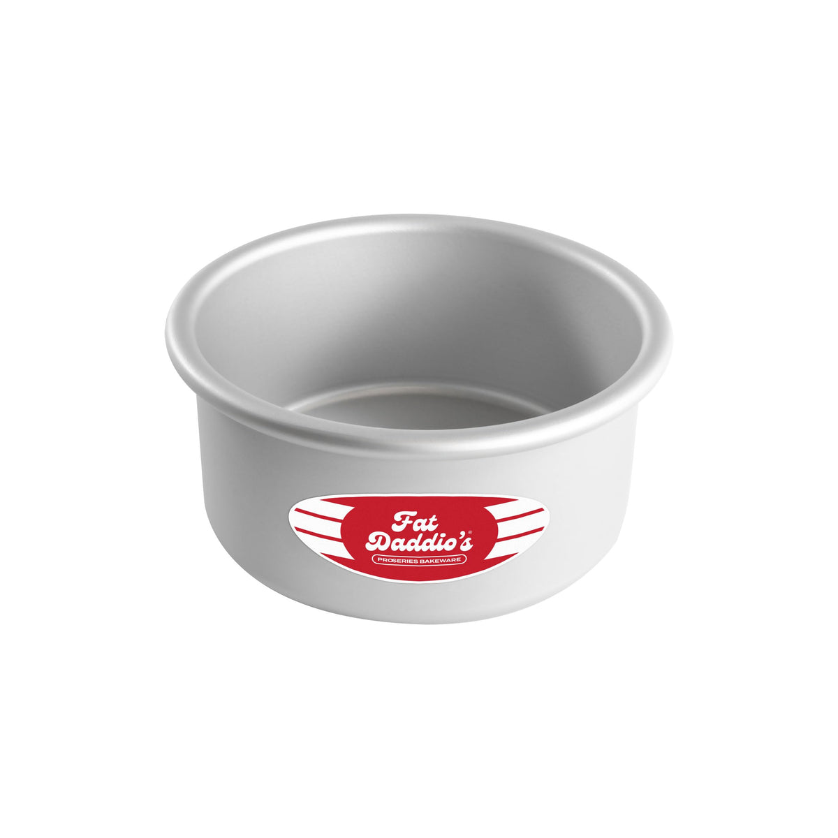 Fat Daddio's Anodized Aluminum Round Cake Pans, 2 Piece Set, 9 x 2 Inch