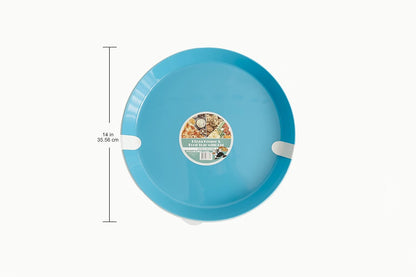 14 inch Round Pizza Keeper (Blue)