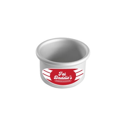 Fat Daddio's Anodized Aluminum Round Cake Pans, 2 Piece Set, 8 x 2 Inch