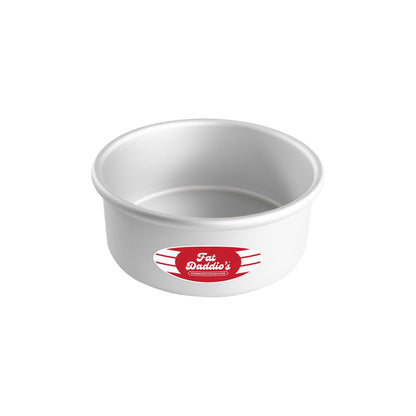 Fat Daddio's Anodized Aluminum Round Cake Pans, 2 Piece Set, 9 x 2 Inch