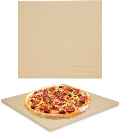 Mimiuo 13" Square Pizza Stone Fits for Ooni 12" Ovens & BBQ Grill, 2200℉