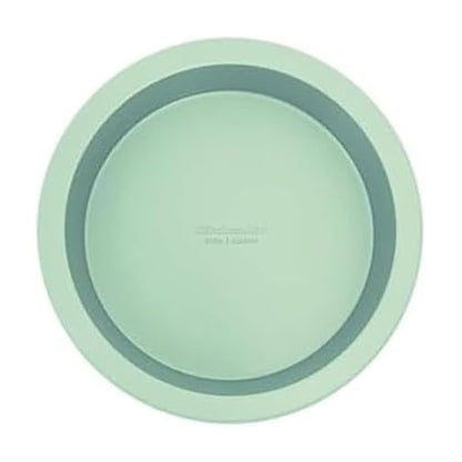 KitchenAid Nonstick Aluminized Steel Round Cake Pan, Dishwasher Safe, 9 Inch, Contour Silver