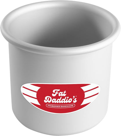 Fat Daddio's Anodized Aluminum Round Cake Pans, 2 Piece Set, 9 x 2 Inch