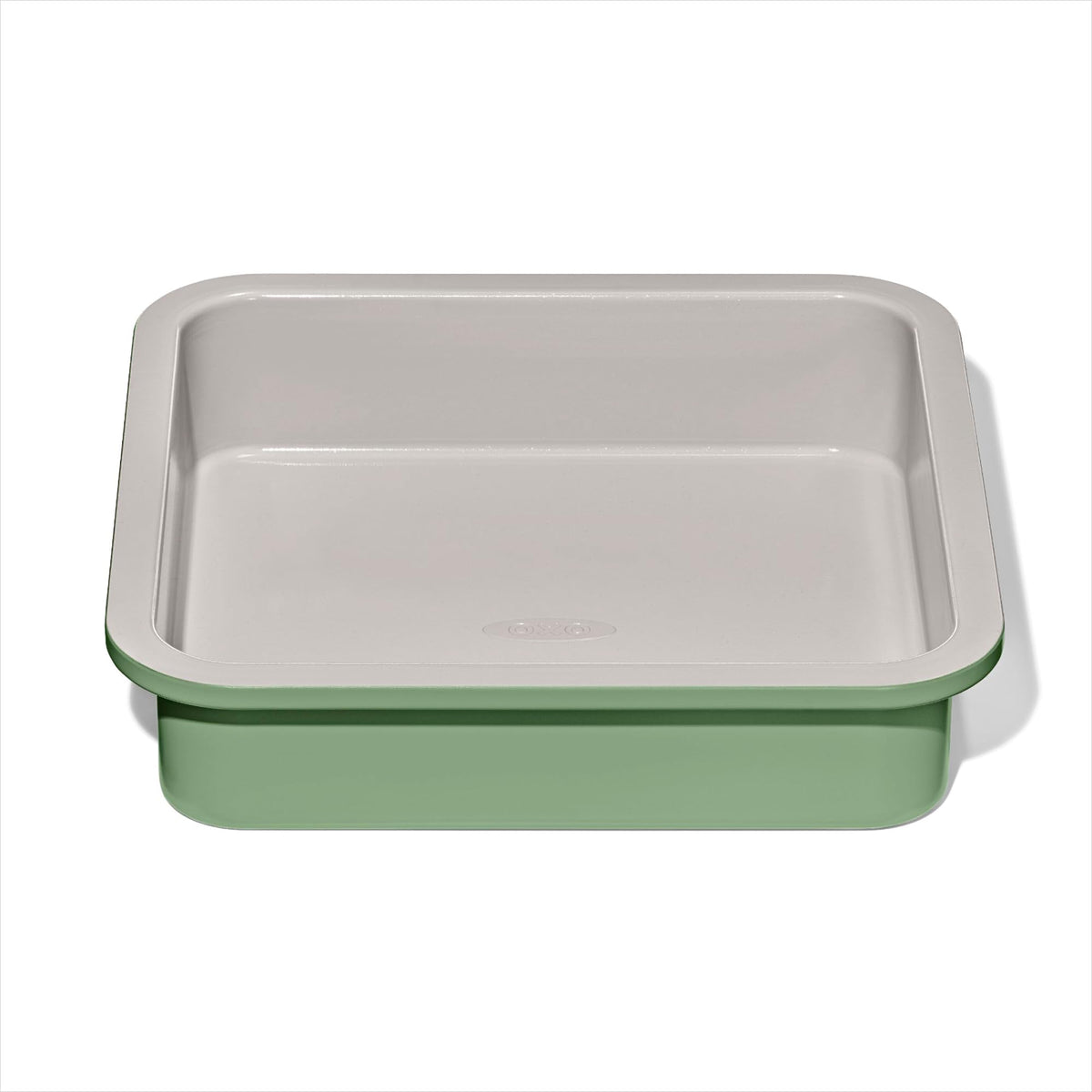 OXO Good Grips Non-Stick Pro Ceramic Coated Metal Bakeware Cake Pan — 9 in Round — Basil, Round Baking Pan for Layered Cakes