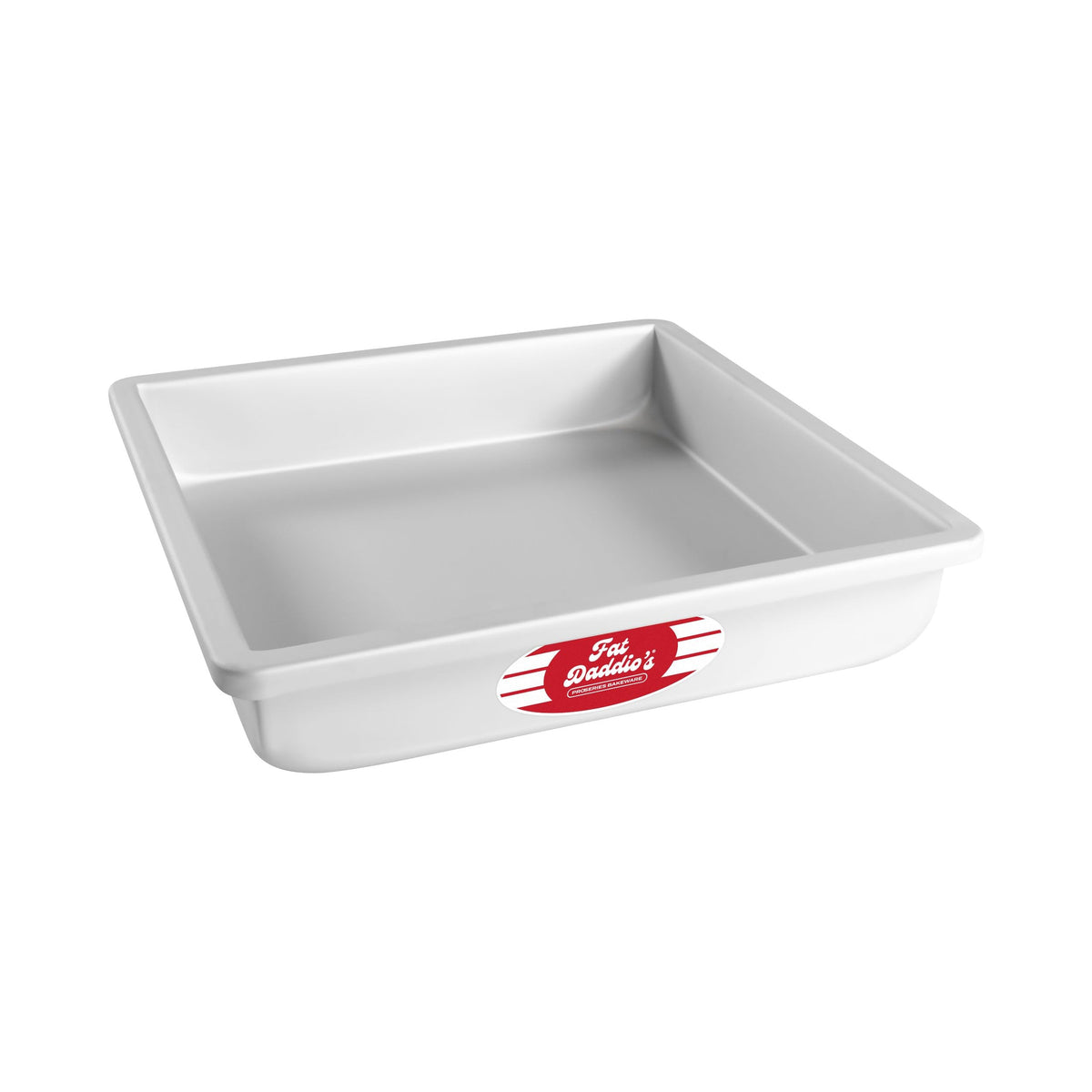 Fat Daddio's Anodized Aluminum Square Cake Pan, 3" High - 8 Inch x 8 Inch x 3 Inch