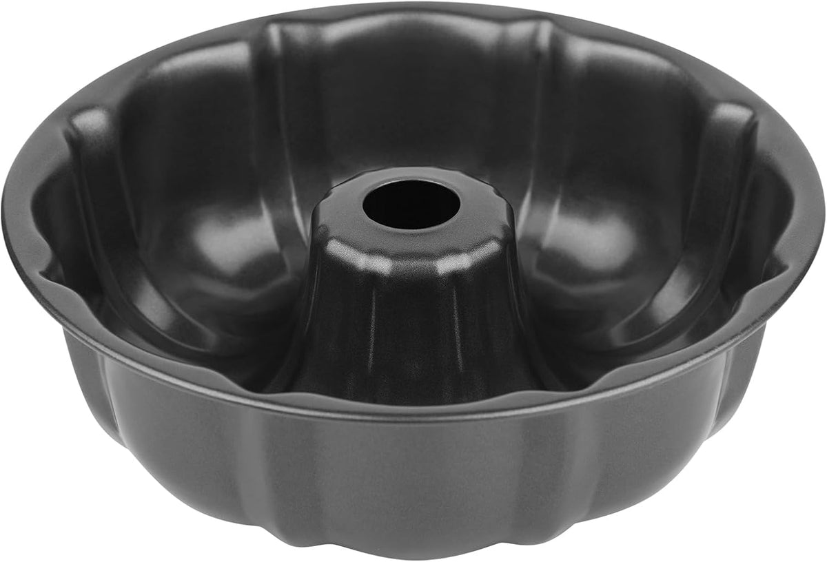 Novery 9.5" Non-Stick Carbon Steel Fluted Tube Cake Pan
