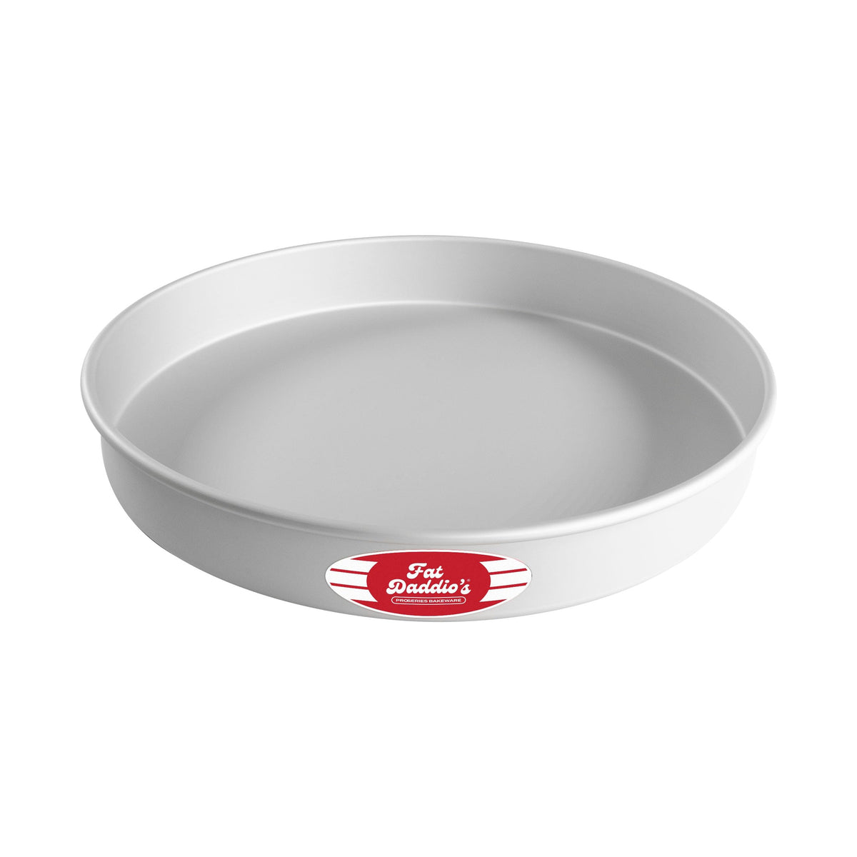 Fat Daddio's Anodized Aluminum Round Cake Pans, 2 Piece Set, 8 x 2 Inch