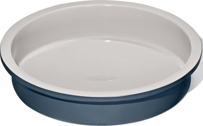 OXO Good Grips Non-Stick Pro Ceramic Coated Metal Bakeware Cake Pan — 9 in Round — Basil, Round Baking Pan for Layered Cakes