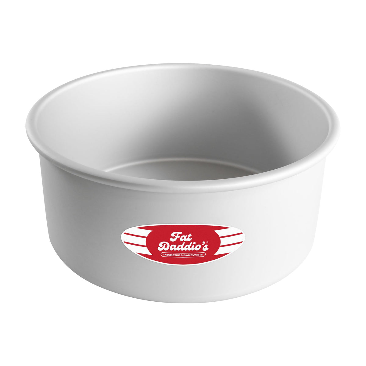 Fat Daddio's Anodized Aluminum Round Cake Pans, 2 Piece Set, 9 x 2 Inch