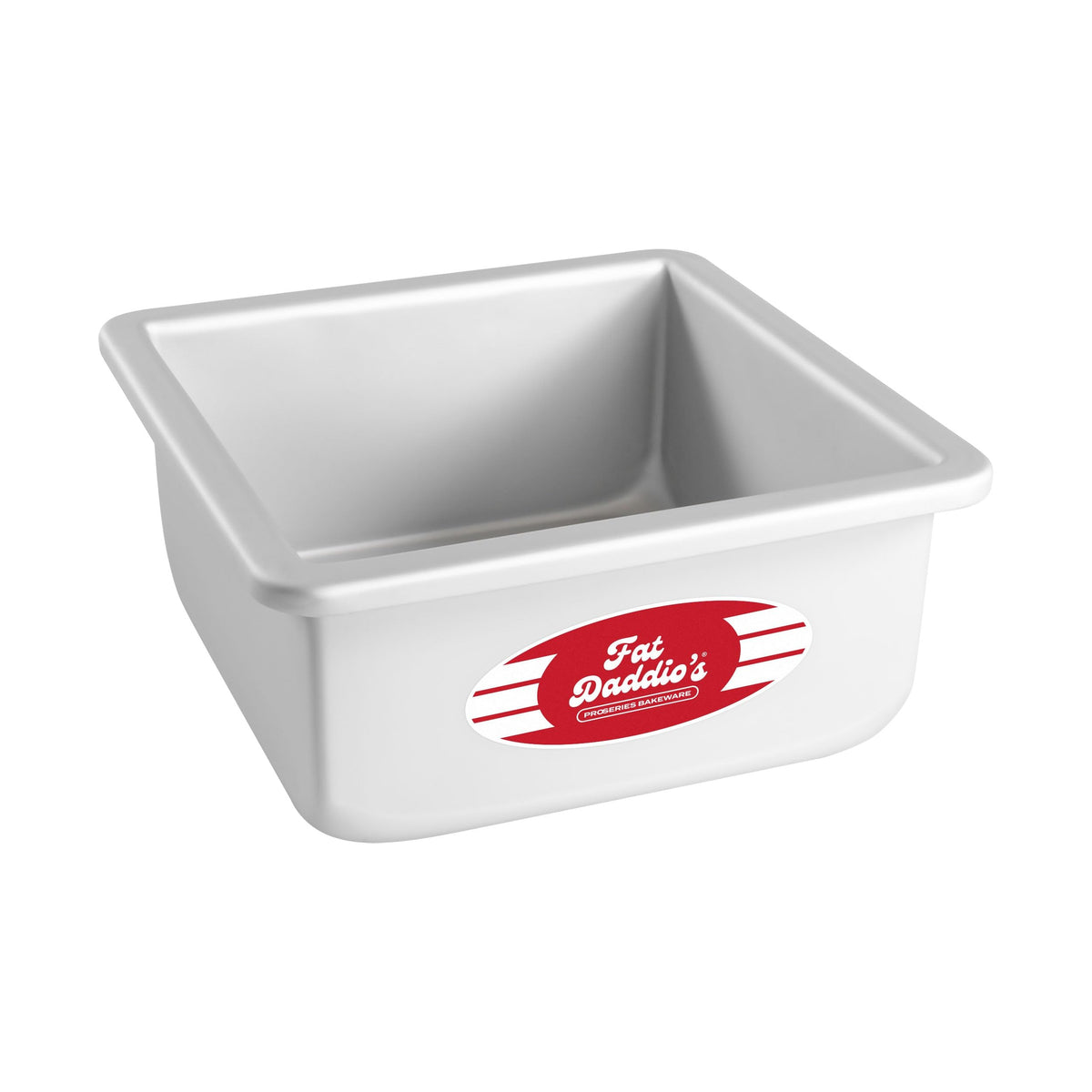 Fat Daddio's Anodized Aluminum Square Cake Pan, 3" High - 8 Inch x 8 Inch x 3 Inch