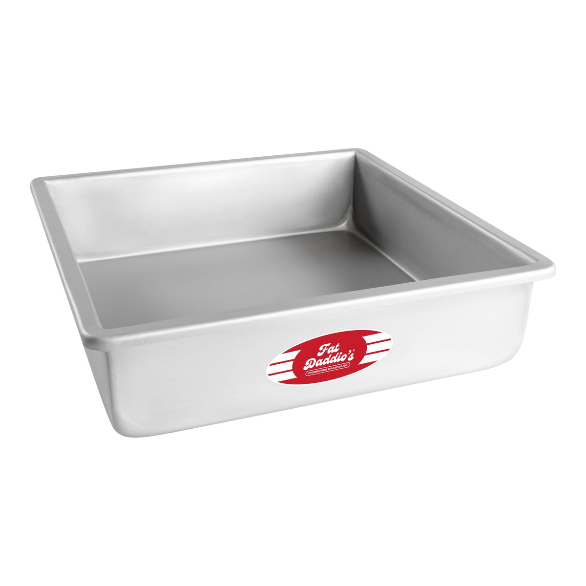 Fat Daddio's Anodized Aluminum Square Cake Pan, 3" High - 8 Inch x 8 Inch x 3 Inch