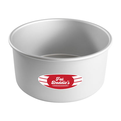 Fat Daddio's Anodized Aluminum Round Cake Pans, 2 Piece Set, 9 x 2 Inch