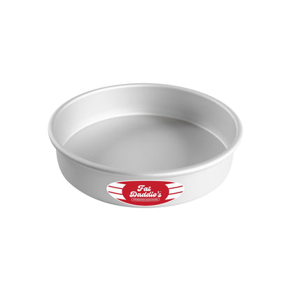 Fat Daddio's Anodized Aluminum Round Cake Pans, 2 Piece Set, 8 x 2 Inch