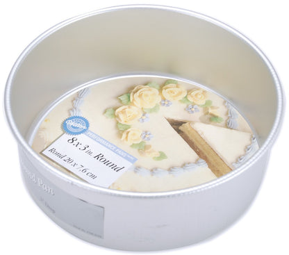 Wilton Aluminum Round Cake Pan Set, Made Without PFAS, 9 x 2 in