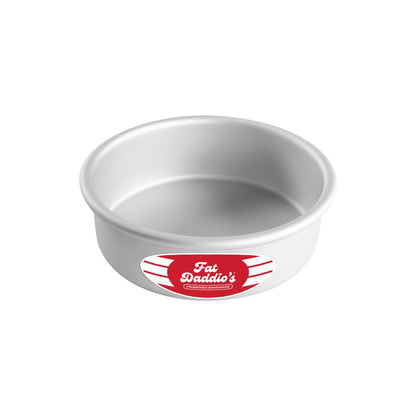 Fat Daddio's Anodized Aluminum Round Cake Pans, 2 Piece Set, 9 x 2 Inch