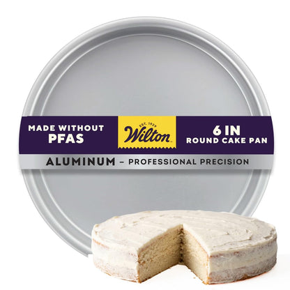 Wilton Aluminum Round Cake Pan Set, Made Without PFAS, 9 x 2 in