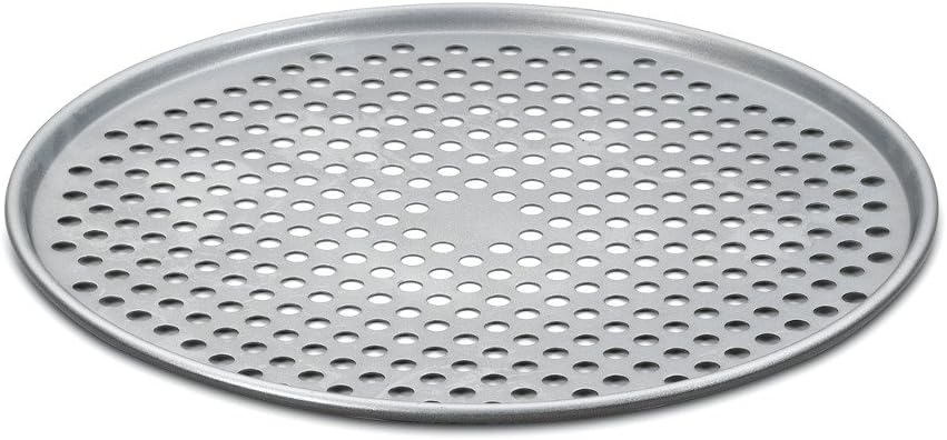 Cuisinart 14-Inch Pizza Pan, Chef's Classic Nonstick Bakeware, Silver, AMB-14PPP1