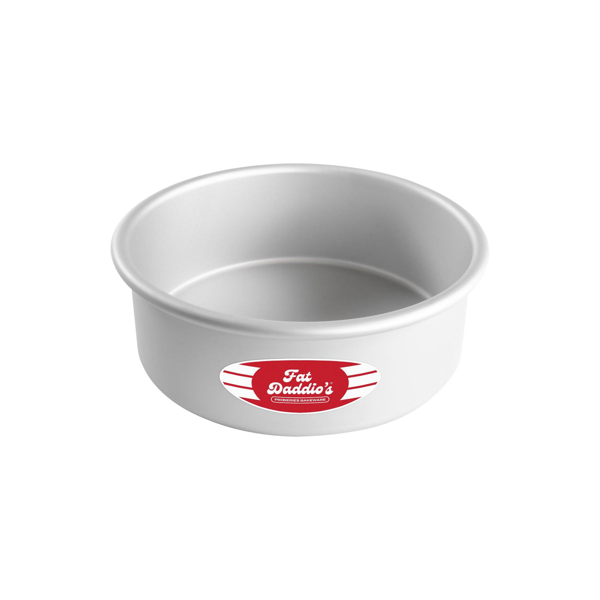 Fat Daddio's Anodized Aluminum Round Cake Pans, 2 Piece Set, 9 x 2 Inch