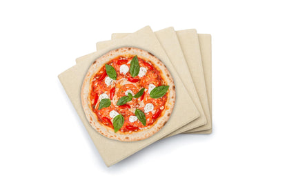 Outset 76621 Himalayan Salt Block, Pizza Stone and Cast Iron Pan Nylon Cleaning Brush with Stainless Steel Scraper, 5 x 4 x 3, Black