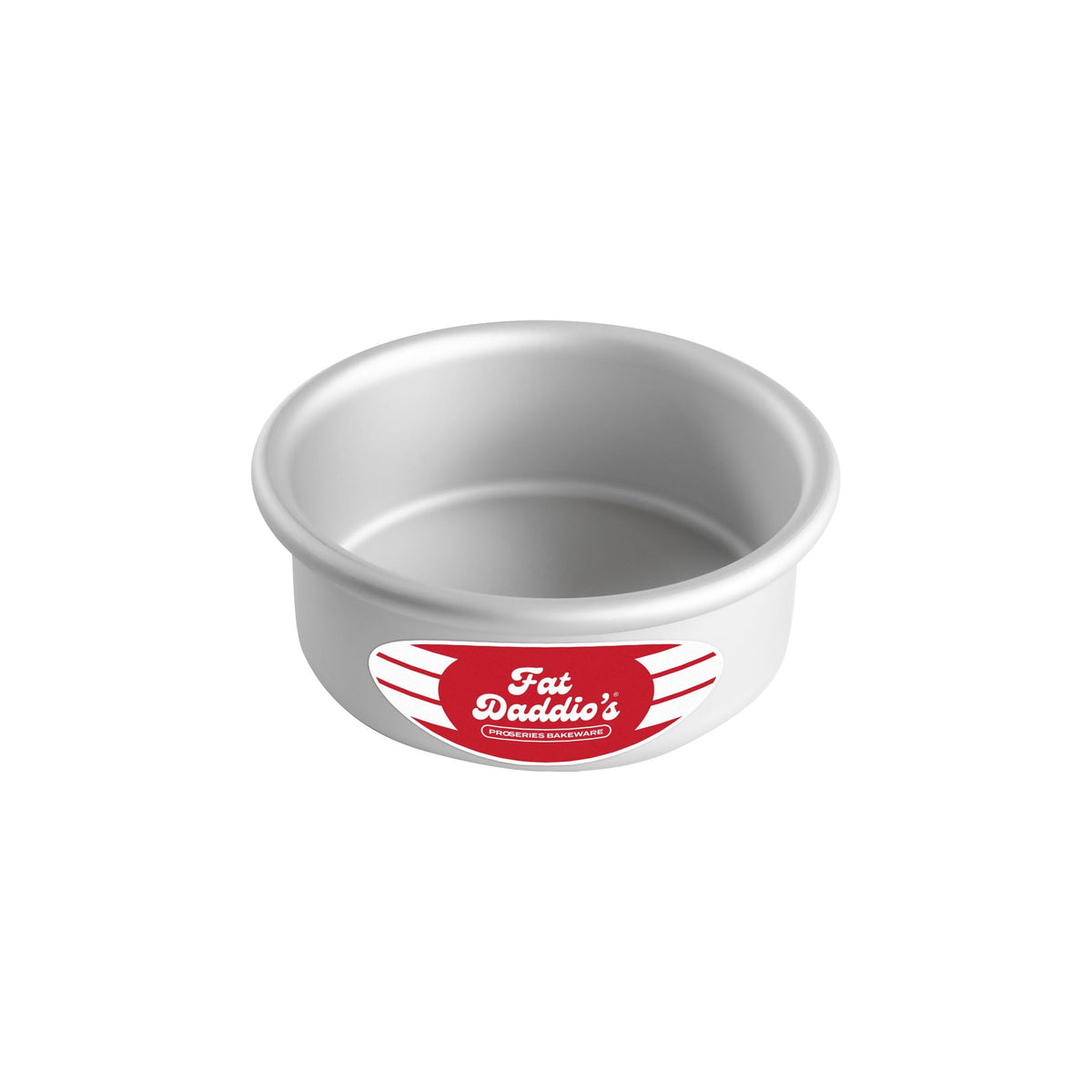 Fat Daddio's Anodized Aluminum Round Cake Pans, 2 Piece Set, 9 x 2 Inch