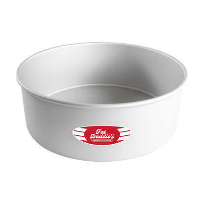 Fat Daddio's Anodized Aluminum Round Cake Pans, 2 Piece Set, 8 x 2 Inch