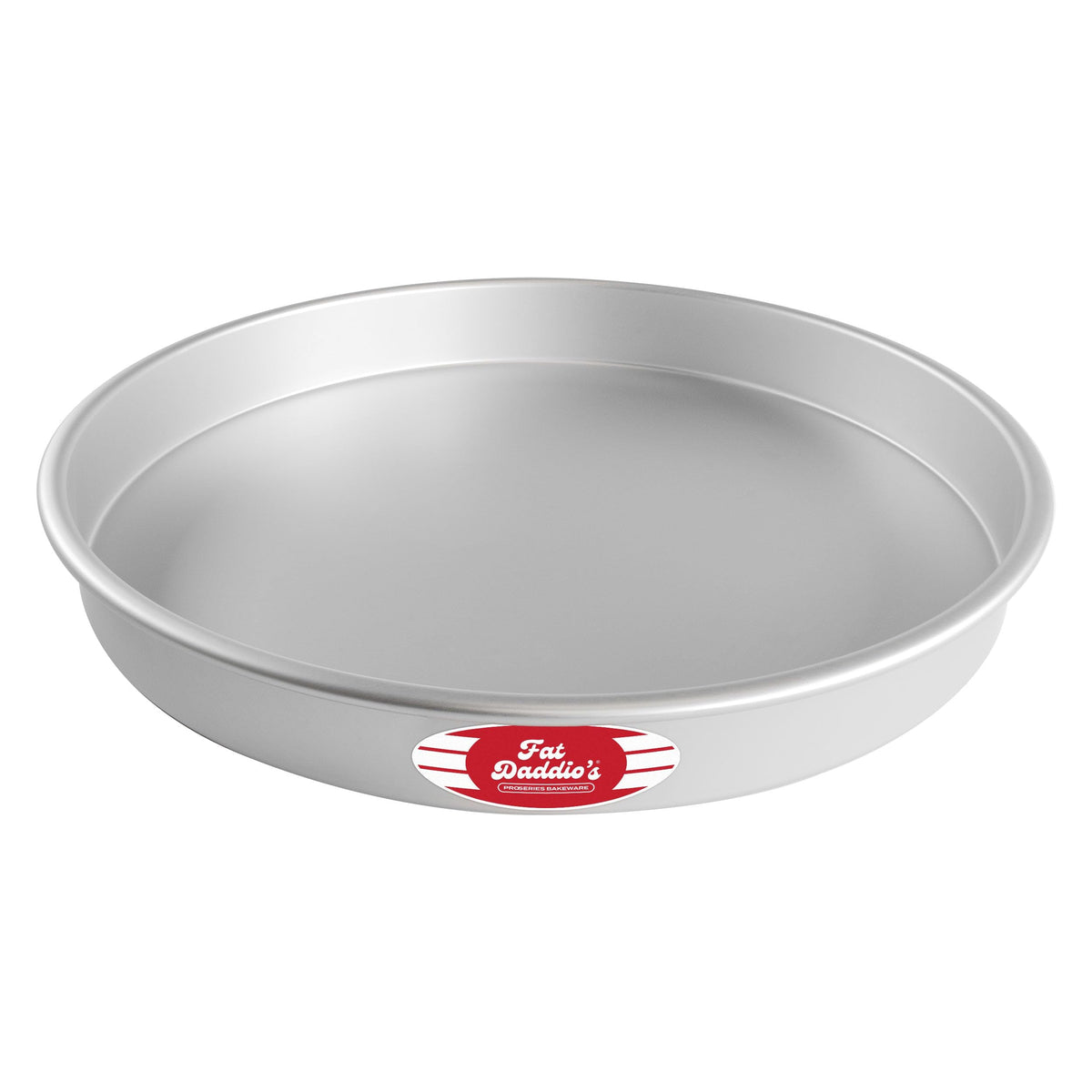 Fat Daddio's Anodized Aluminum Round Cake Pans, 2 Piece Set, 9 x 2 Inch