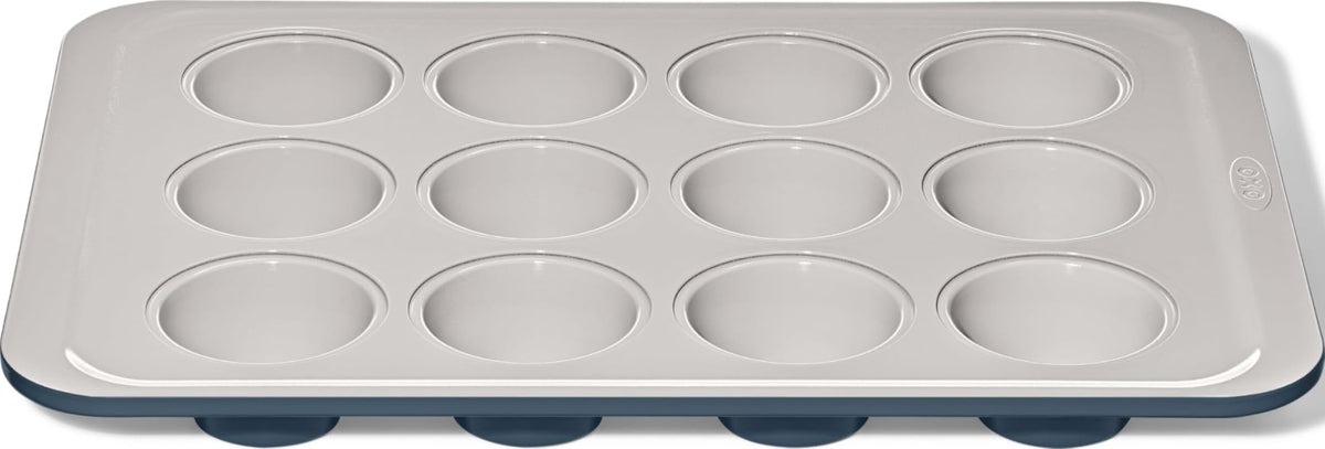 OXO Good Grips Non-Stick Pro Ceramic Coated Metal Bakeware Cake Pan — 9 in Round — Basil, Round Baking Pan for Layered Cakes