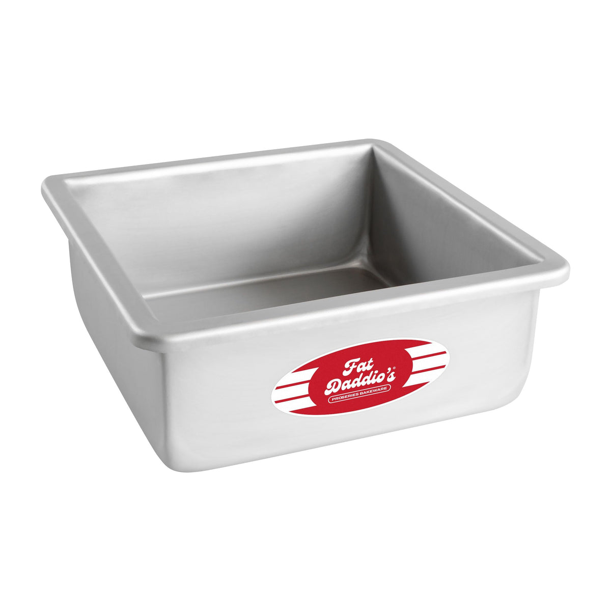 Fat Daddio's Anodized Aluminum Square Cake Pan, 3" High - 8 Inch x 8 Inch x 3 Inch
