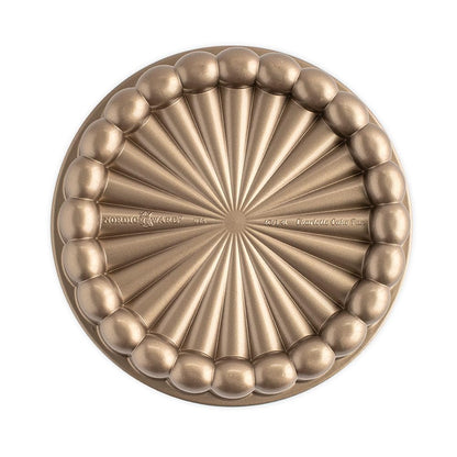 Nordic Ware Charlotte Cake Pan, 6-Cup/1.4 Liters, Toffee