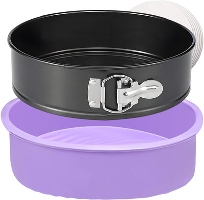 Springform Pan 9 Inch Nonstick Cheesecake Pan with Protector