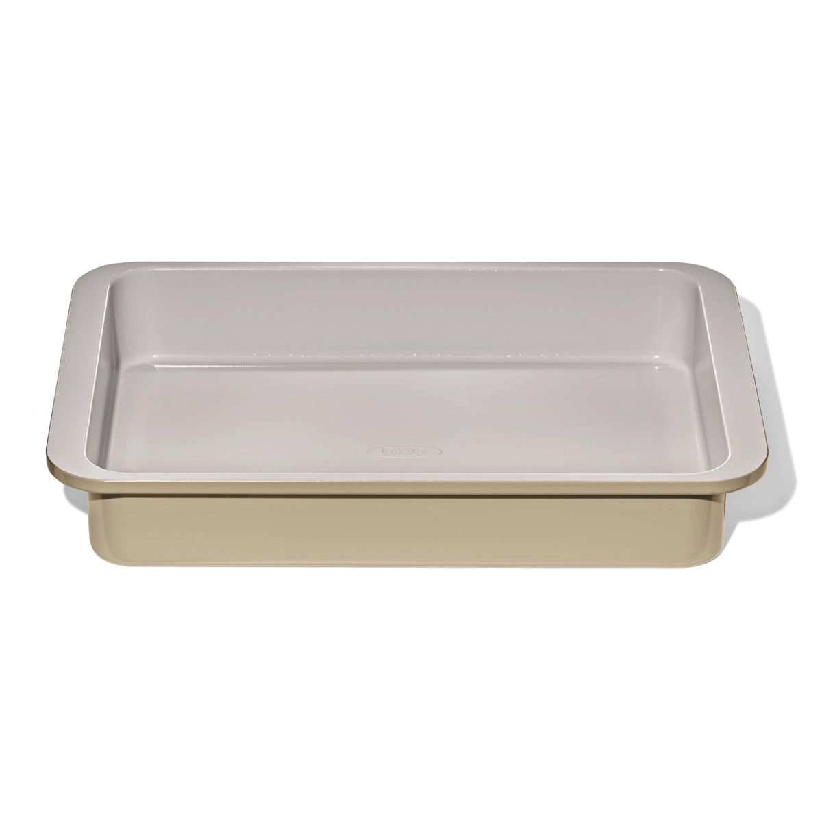 OXO Good Grips Non-Stick Pro Ceramic Coated Metal Bakeware Cake Pan — 9 in Round — Basil, Round Baking Pan for Layered Cakes