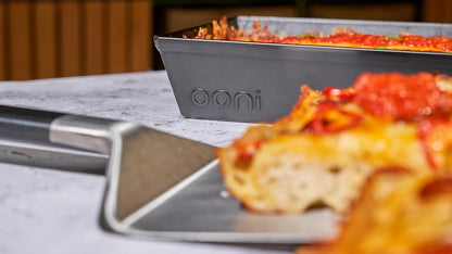ooni Detroit-Style Pizza Pan 9 x 6 Inch - Rectangular Deep Dish Pizza Pan with Lid, Non-Stick Aluminum Pan, Rectangle Baking Pan & Proofing Tray