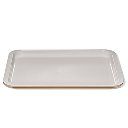 OXO Good Grips Non-Stick Pro Ceramic Coated Metal Bakeware Cake Pan — 9 in Round — Basil, Round Baking Pan for Layered Cakes
