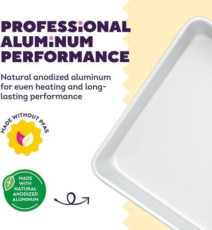 Wilton Aluminum Square Cake Pan, Made Without PFAS, 12 x 12 in.