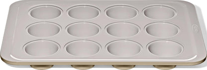 OXO Good Grips Non-Stick Pro Ceramic Coated Metal Bakeware Cake Pan — 9 in Round — Basil, Round Baking Pan for Layered Cakes