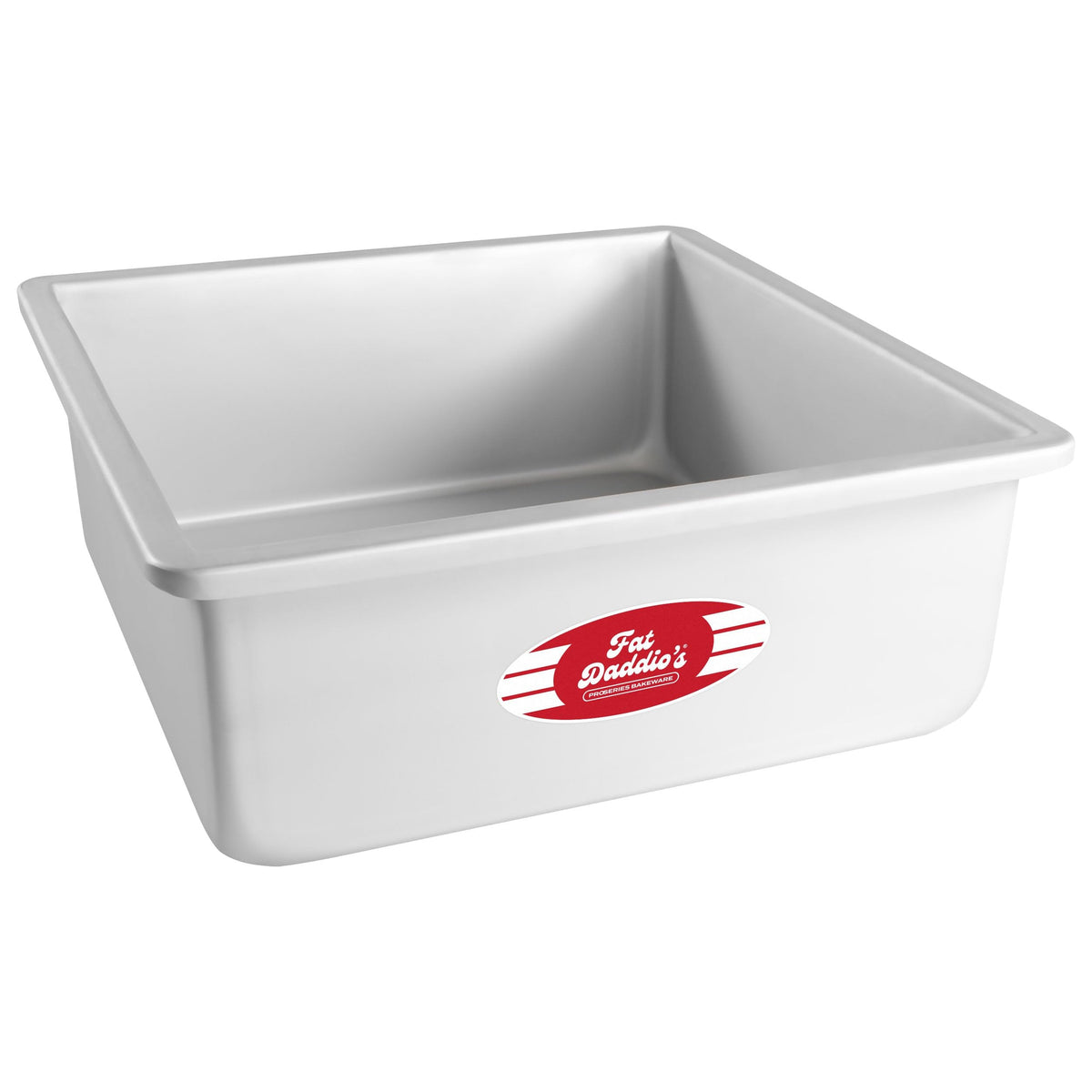 Fat Daddio's Anodized Aluminum Square Cake Pan, 3" High - 8 Inch x 8 Inch x 3 Inch