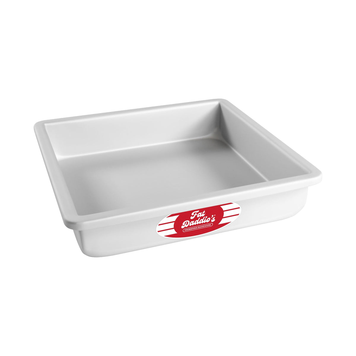 Fat Daddio's Anodized Aluminum Square Cake Pan, 3" High - 8 Inch x 8 Inch x 3 Inch