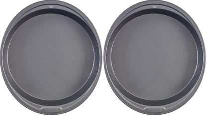 GoodCook Everyday Nonstick Steel Round Cake Pan, 9-Inch, Gray