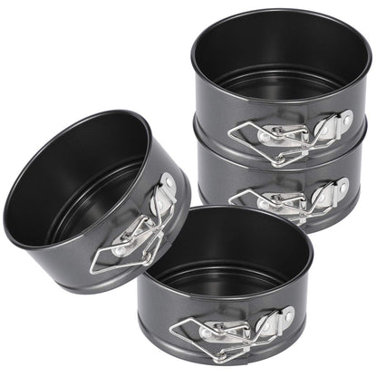 HIWARE Springform Pan Set of 3 Non-stick Leakproof Round Cake Pan Set Includes 3 Pieces 6" 8" 10"