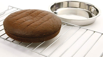 Norpro 9-Inch Stainless Steel Cake Pan, Round