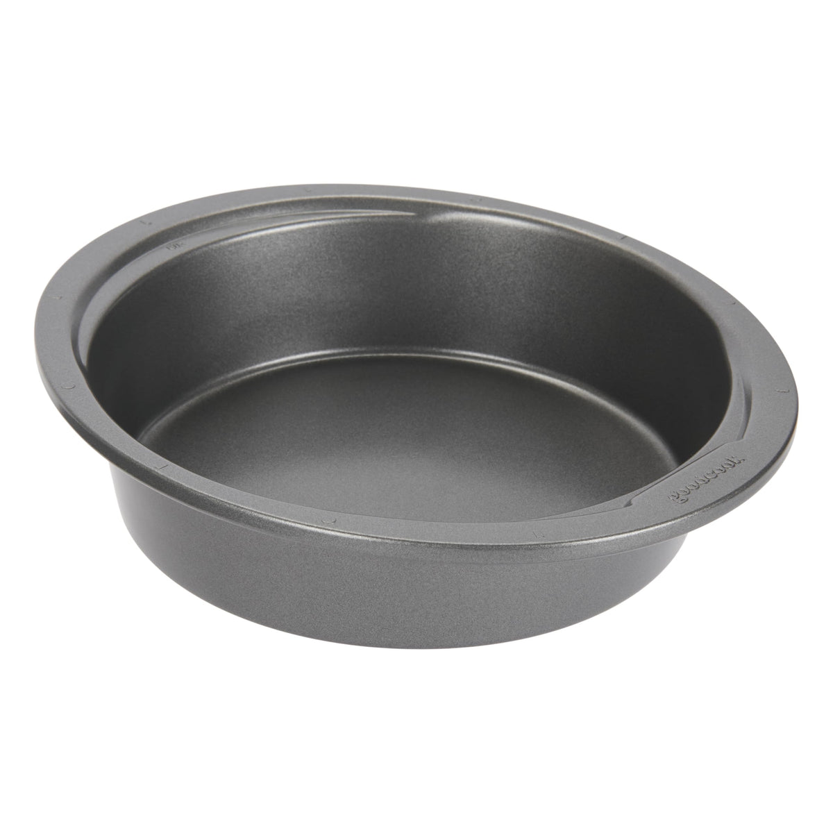GoodCook Everyday Nonstick Steel Round Cake Pan, 9-Inch, Gray