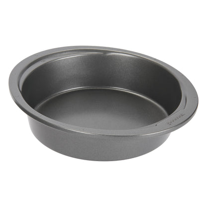 GoodCook Everyday Nonstick Steel Round Cake Pan, 9-Inch, Gray