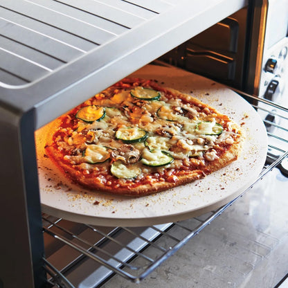 Breville BOV800PS Ceramic Pizza Stone, 13 Inch, White