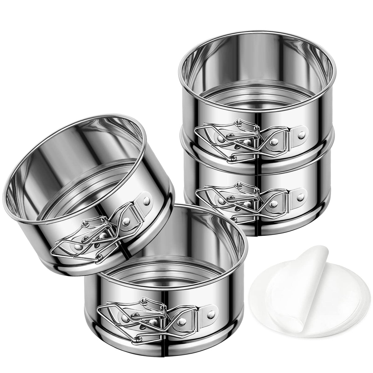9-Inch Springform Cake Pan, Removable Bottom, 304 Stainless Steel