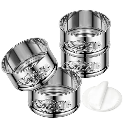 9-Inch Springform Cake Pan, Removable Bottom, 304 Stainless Steel