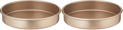 Cuisinart 9-Inch Chef's Classic Nonstick Bakeware Round Cake Pan, Champagne
