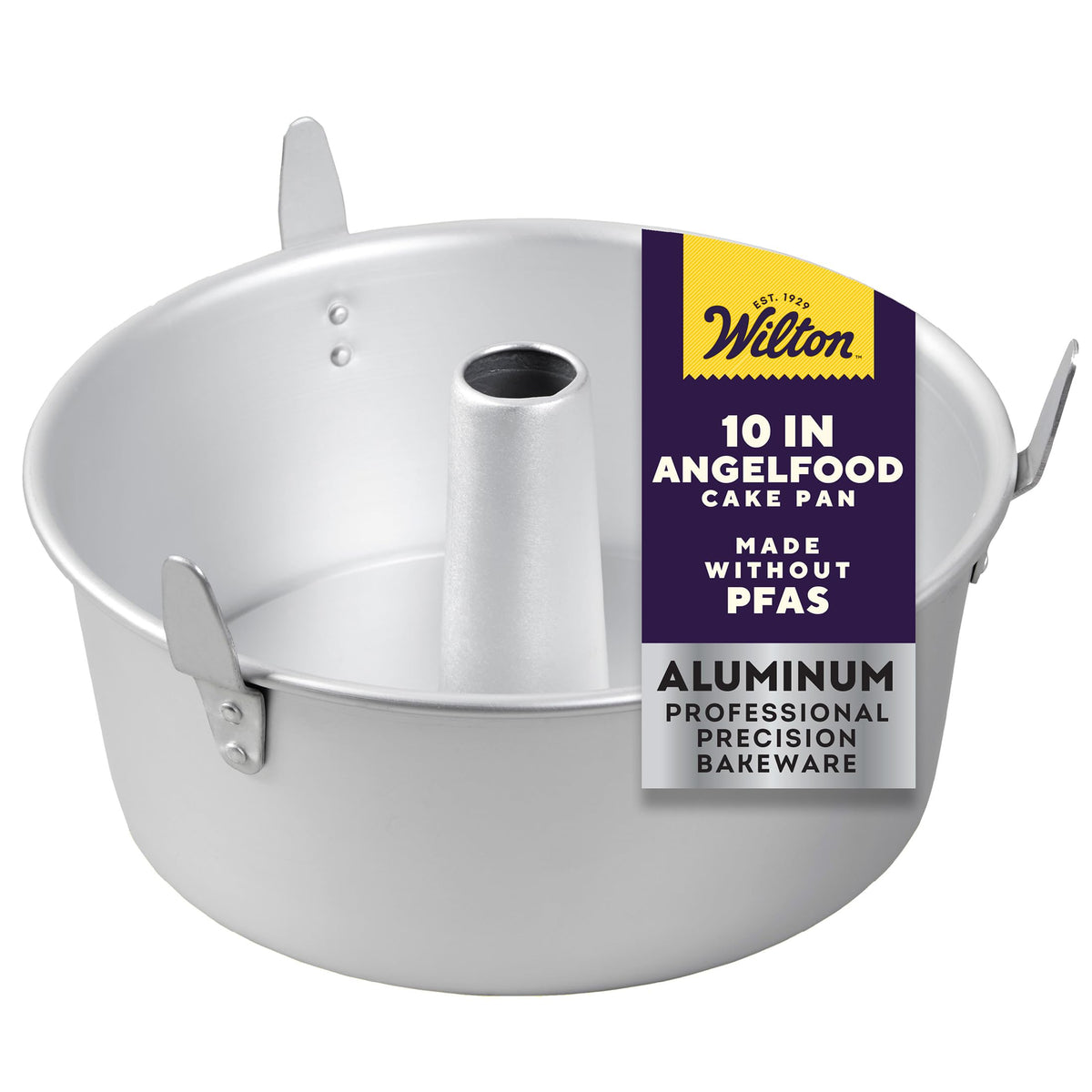 Wilton Aluminum Angel Food Tube Cake Pan, Made Without PFAS, 10 in.